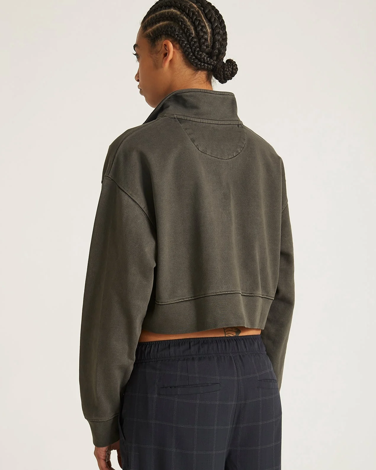 Eldridge Fundamental Cropped Quarter Zip - Image 4