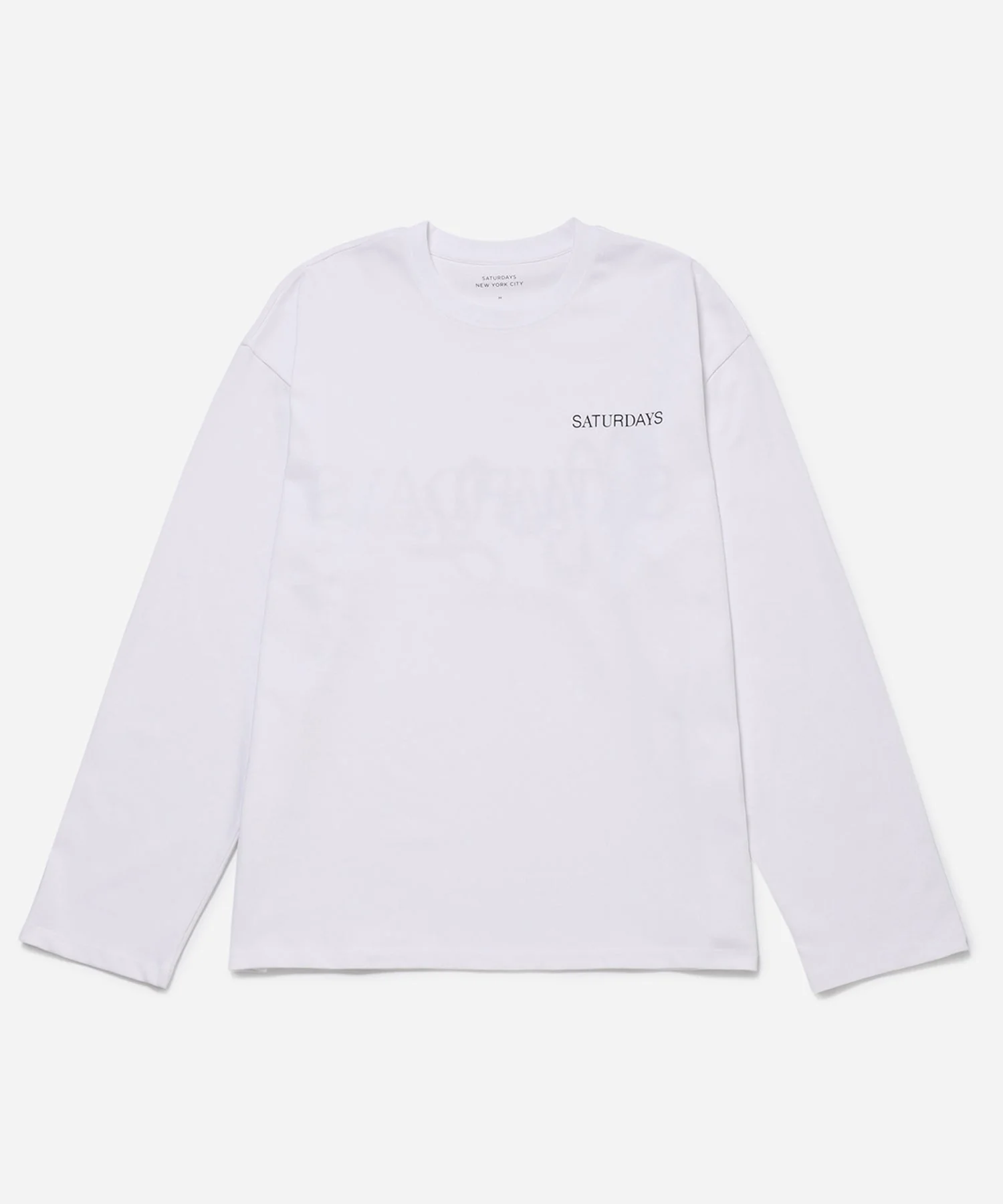 New York Brushed Relaxed Fit LS Tee - Image 2