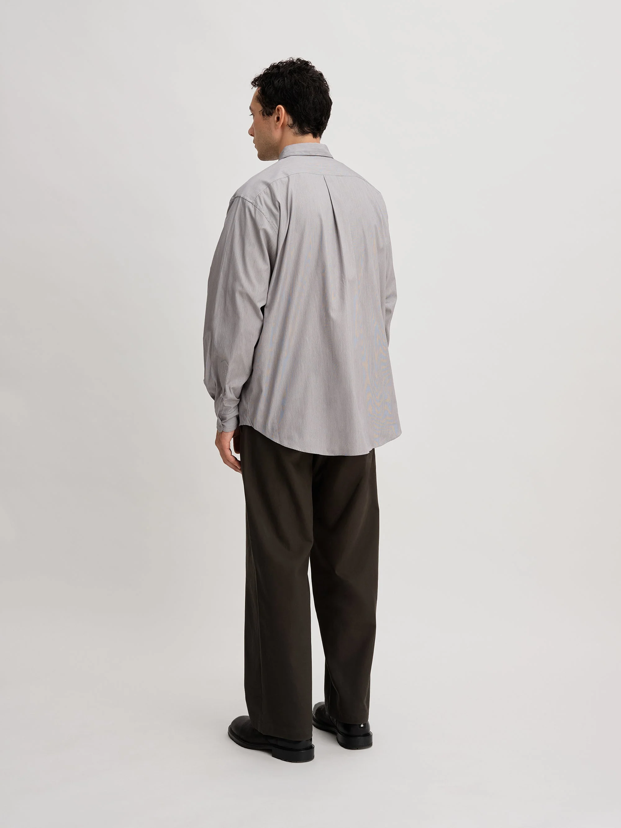 Regular Collar Stripe Shirt - Image 4